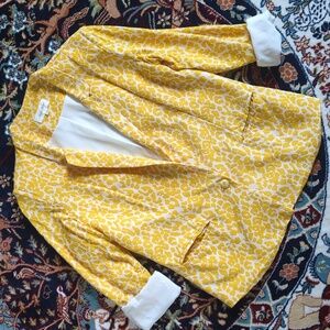 Yellow Animal Print Blazer (Purchase in Milan, Italy 🇮🇹)